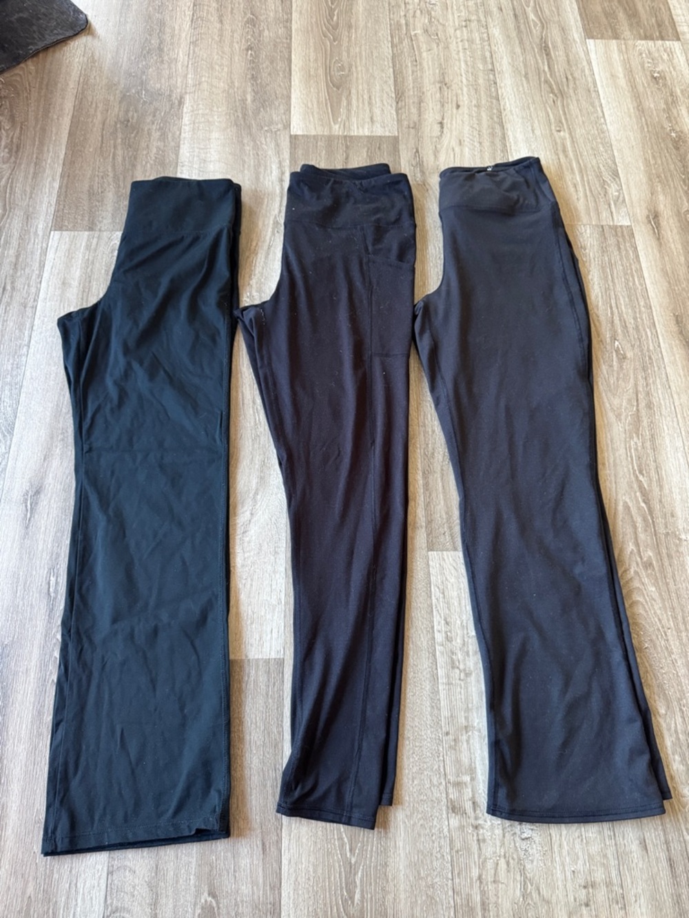 Black Women's Stretch Pants Trio